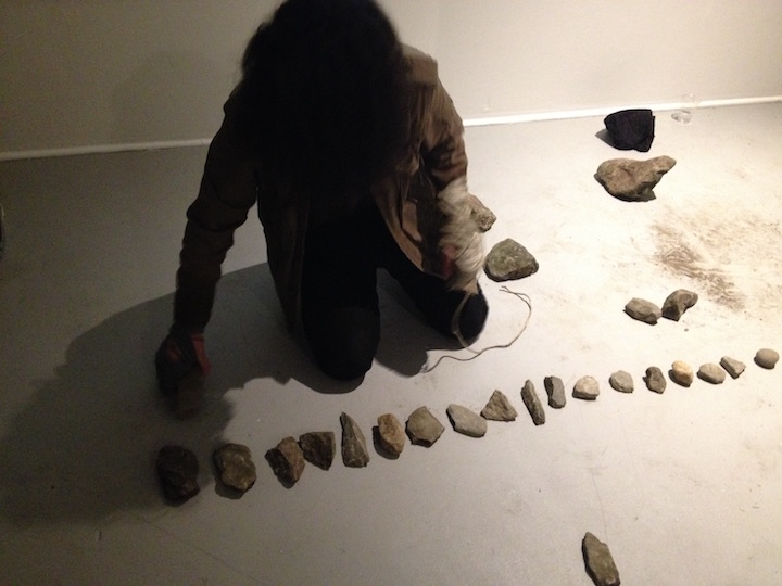 i dug 54 stones from the providence river<br>Photo © Anabel Vázquez Rodríguez 2015