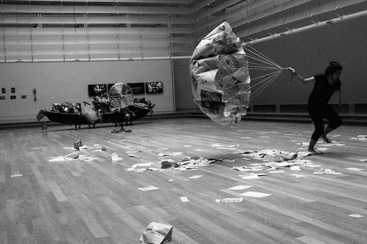 Parachute, (circa 1988 – 2006) at Queens Museum<br>© Sam Eckmeier 2015